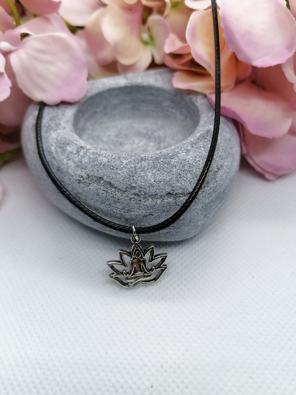 Lotus flower/buddha necklace