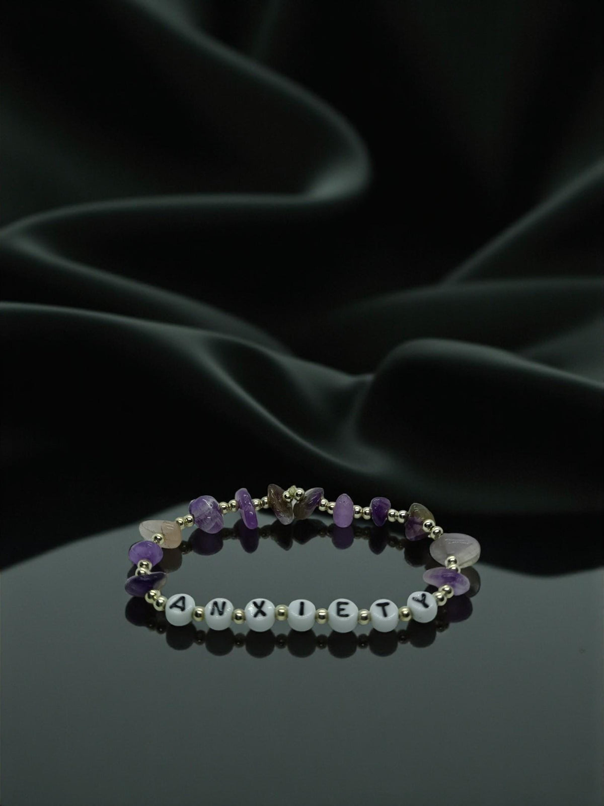 Crystal Healing Bracelet | Amethyst for Anxiety & Relaxation