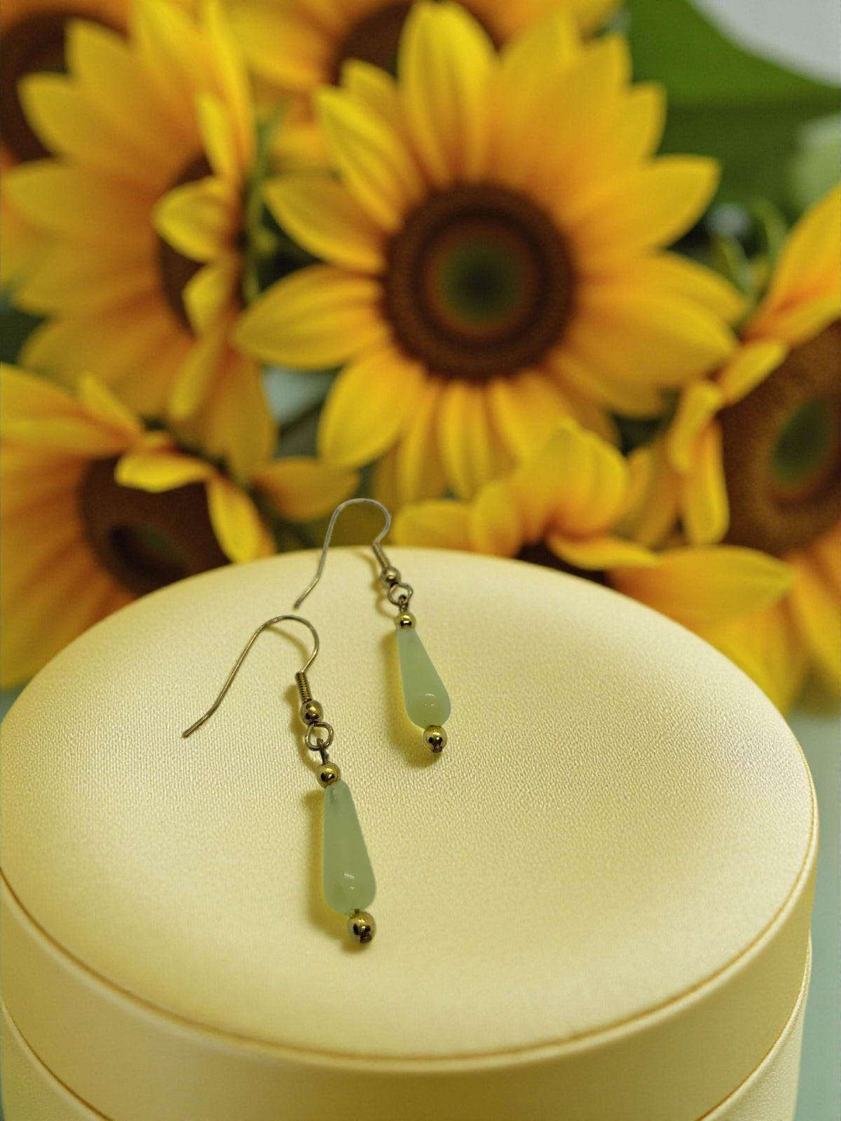 Jade Drop Earrings
