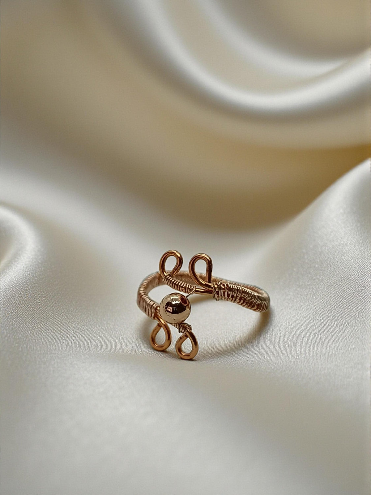 Minimalist Dainty Copper Wire Ring