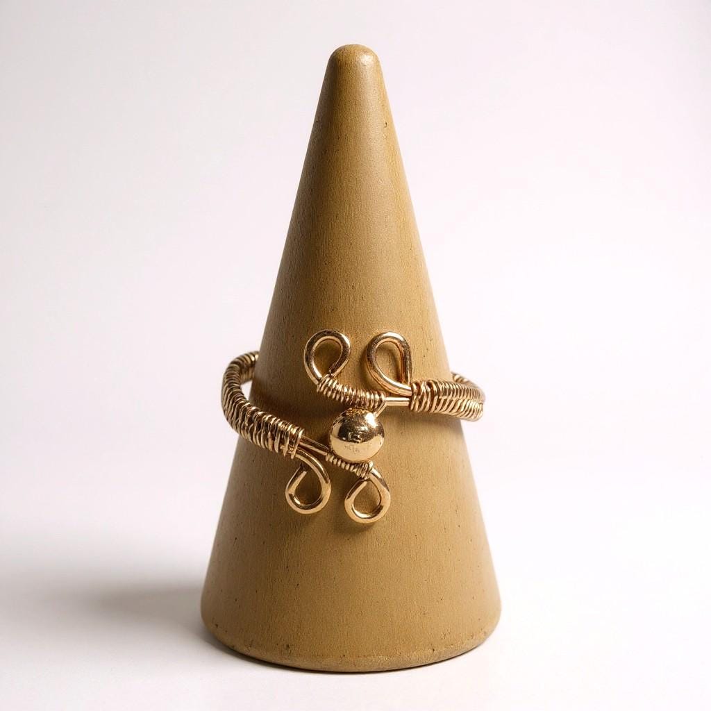 Minimalist Dainty Copper Wire Ring
