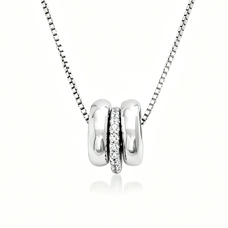 Silver Trilogy necklace