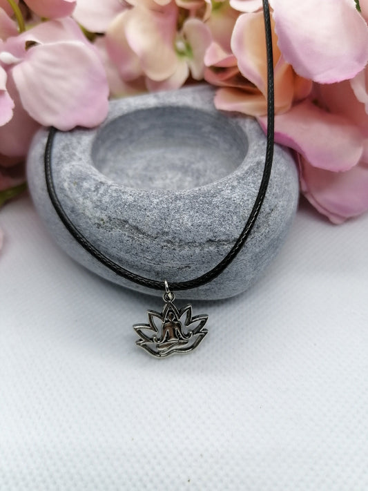 Lotus flower/buddha  necklace