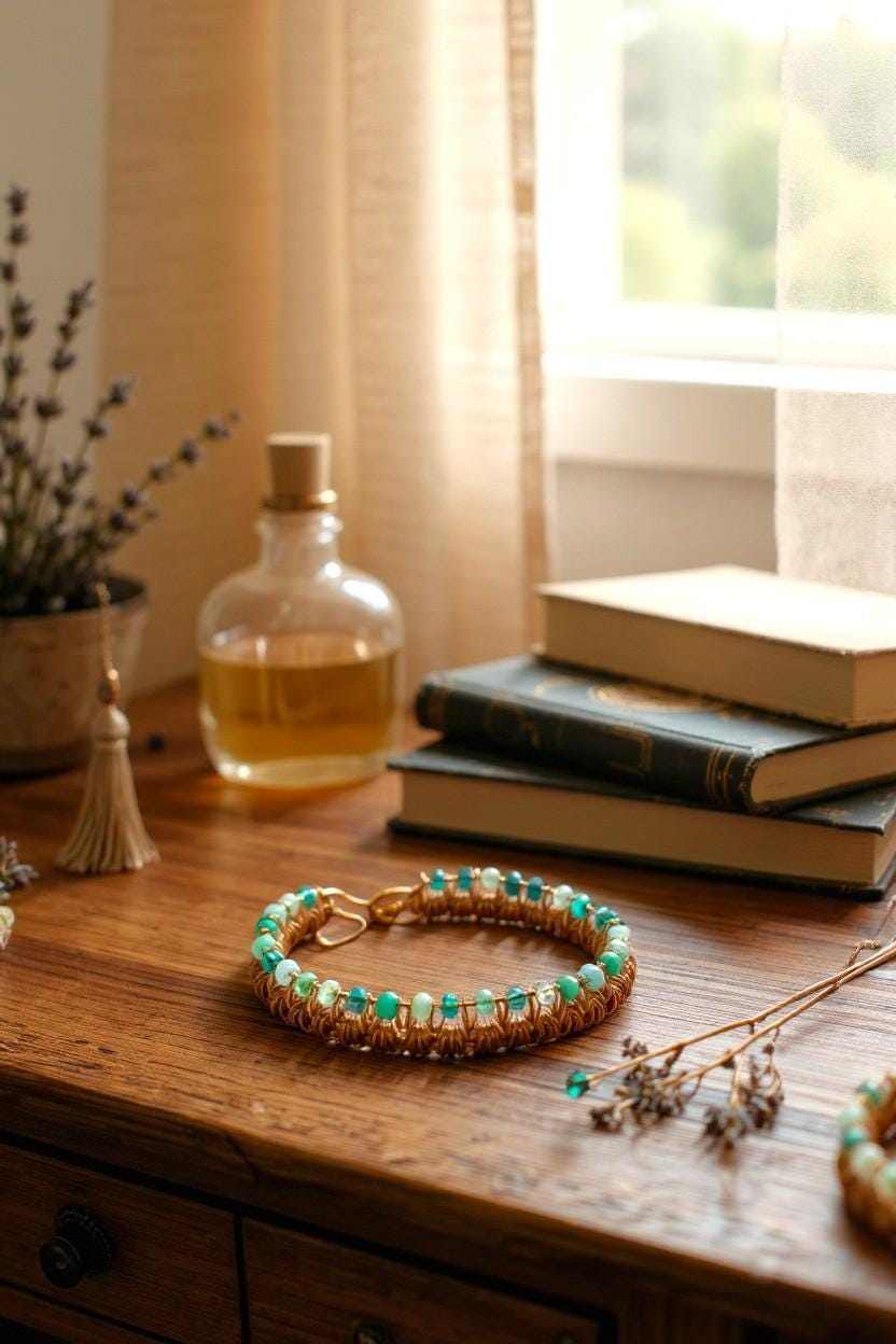 Copper weave Style Bangle and Ring Set | Wire Wrapped Jewellery