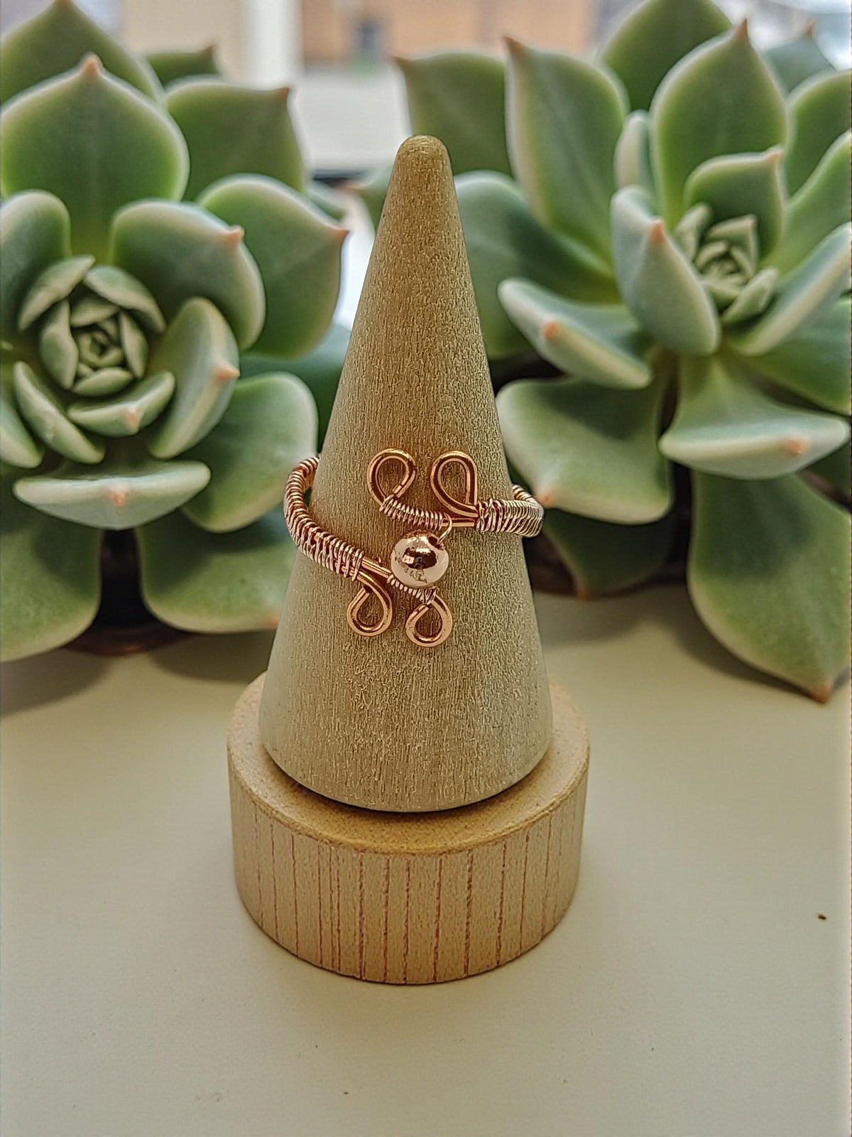 Minimalist Dainty Copper Wire Ring