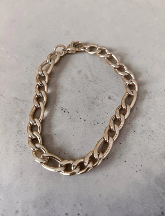 Stainless steel  Curb Chain Bracelet